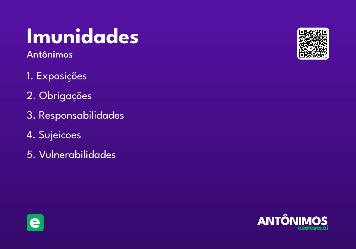 imunidades