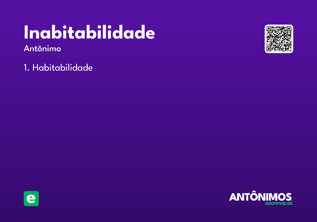 inabitabilidade