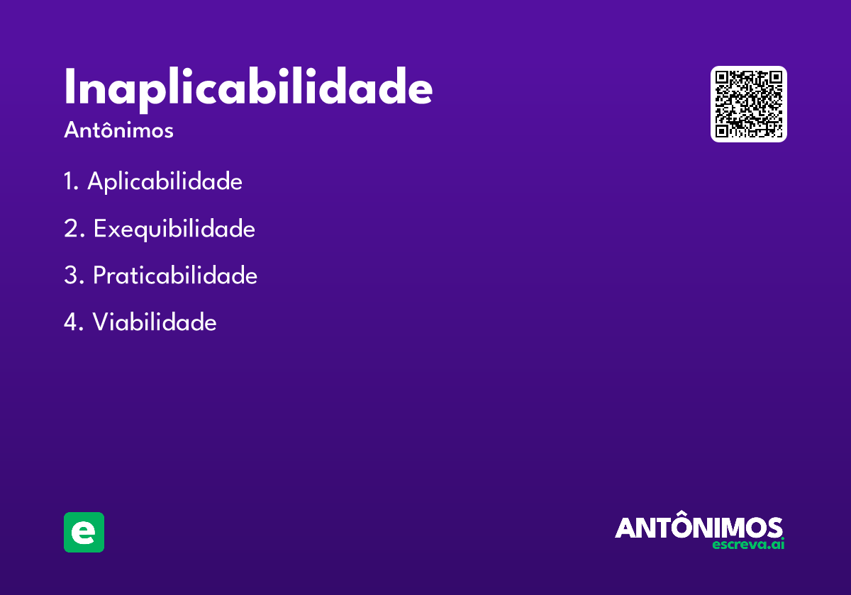 inaplicabilidade