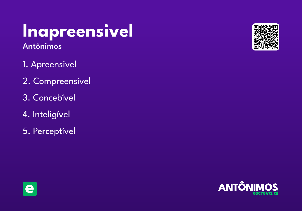 inapreensivel