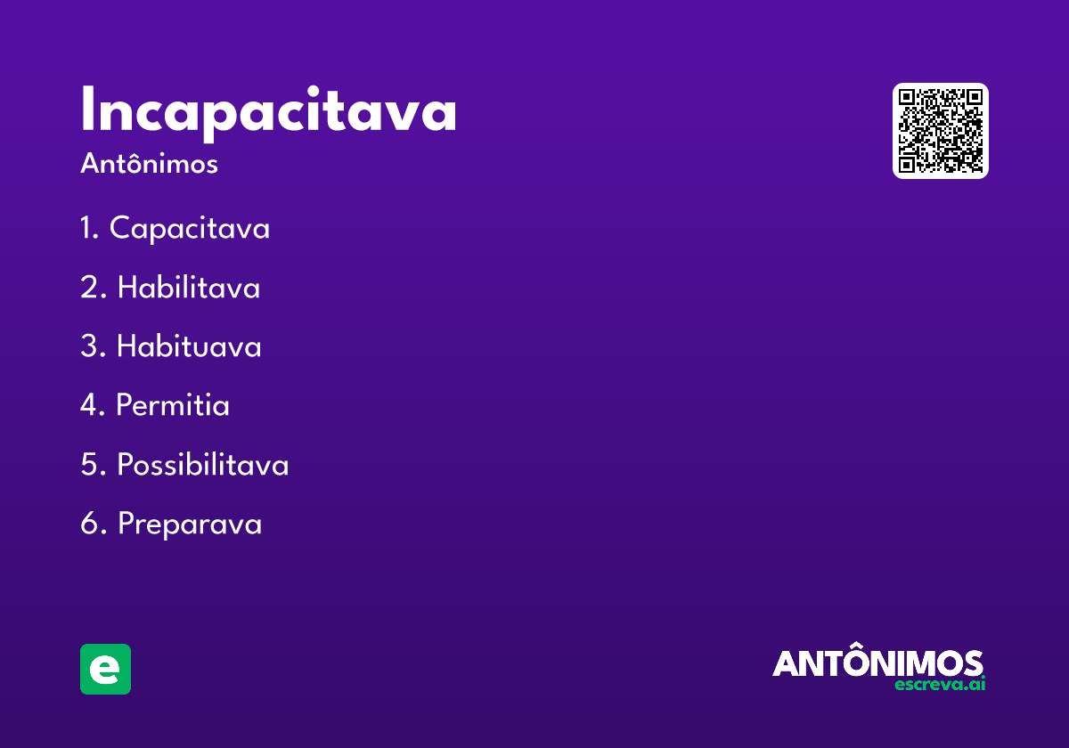 incapacitava
