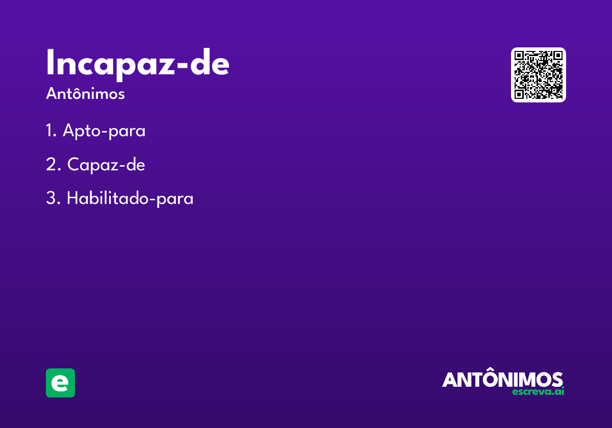 incapaz-de