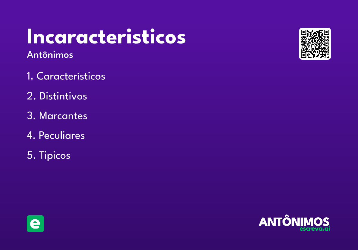 incaracteristicos