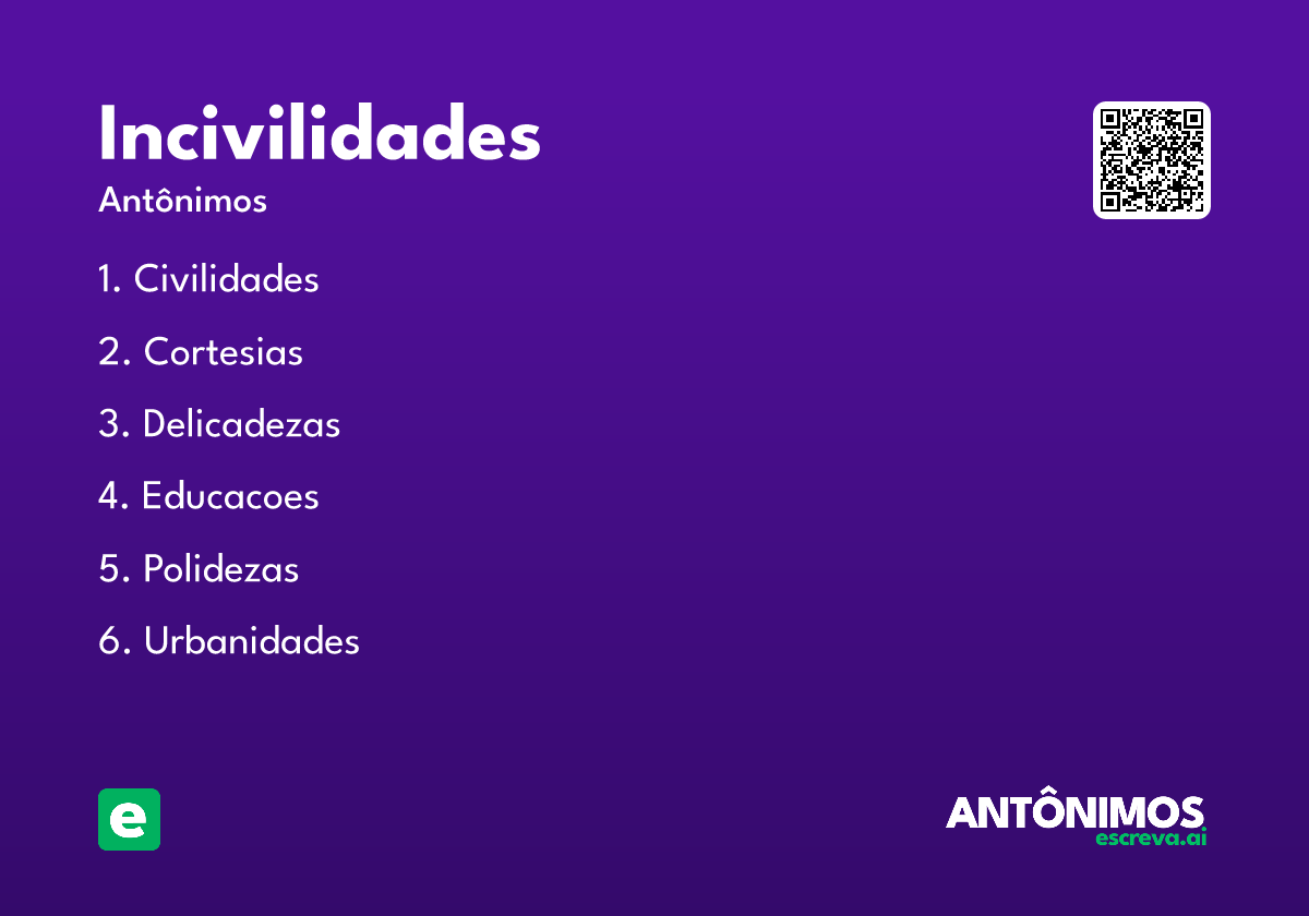 incivilidades