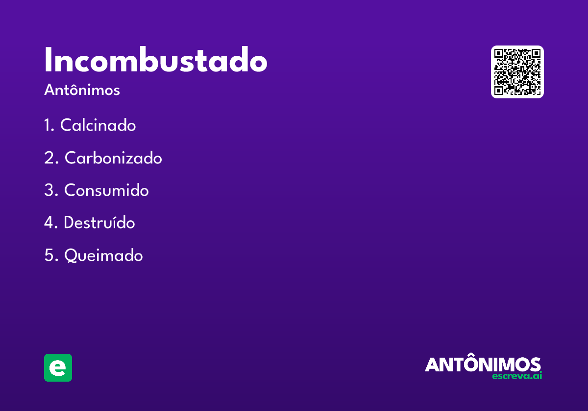 incombustado