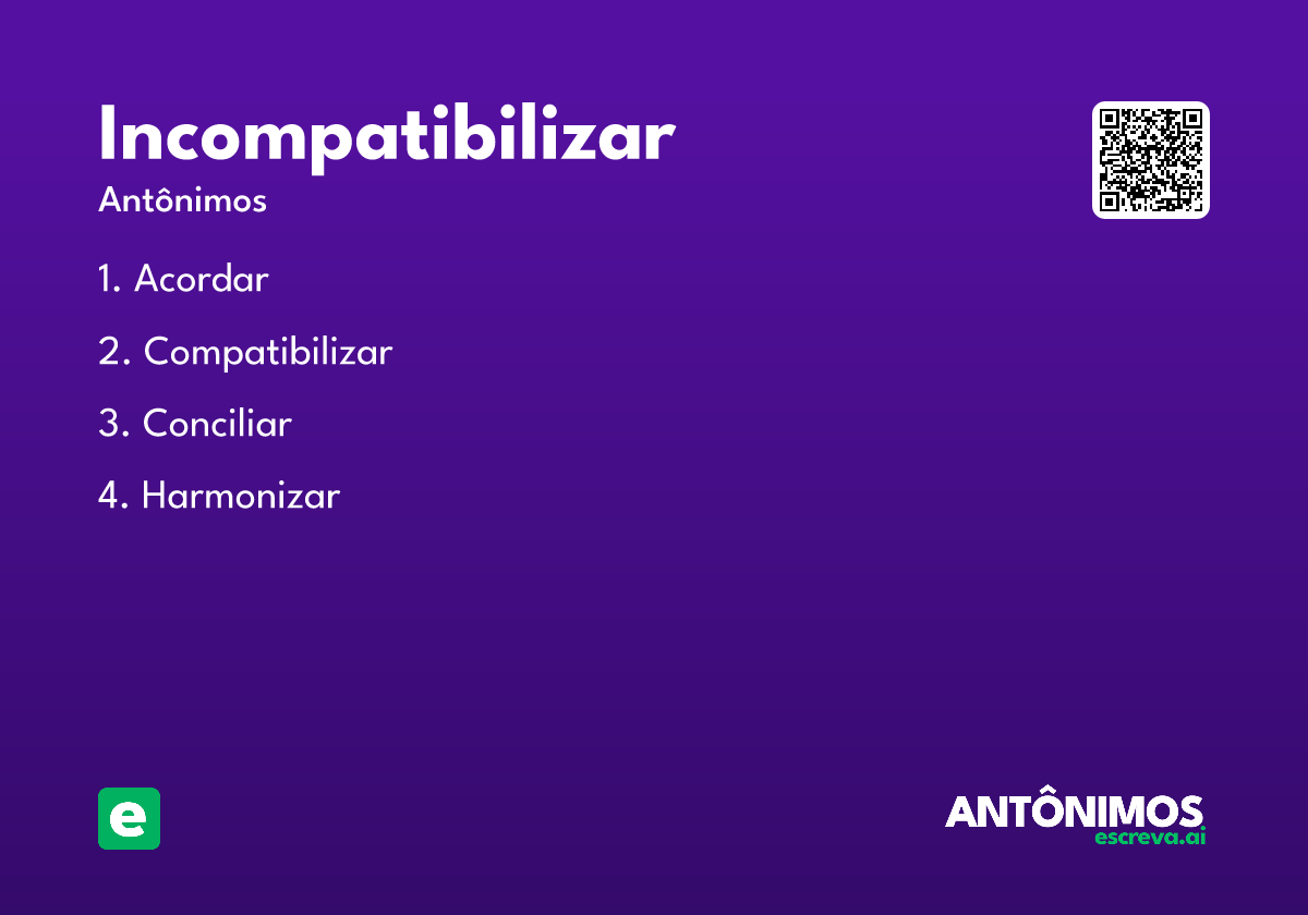 incompatibilizar
