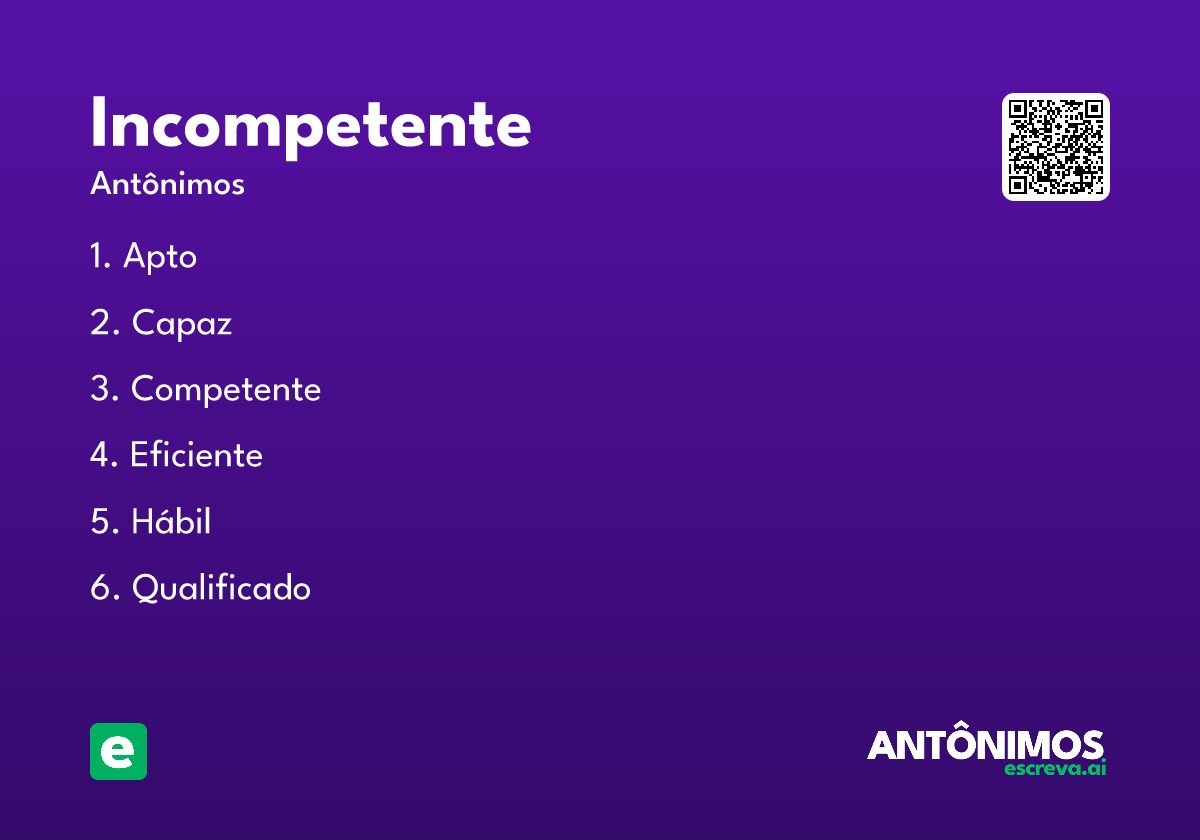 incompetente