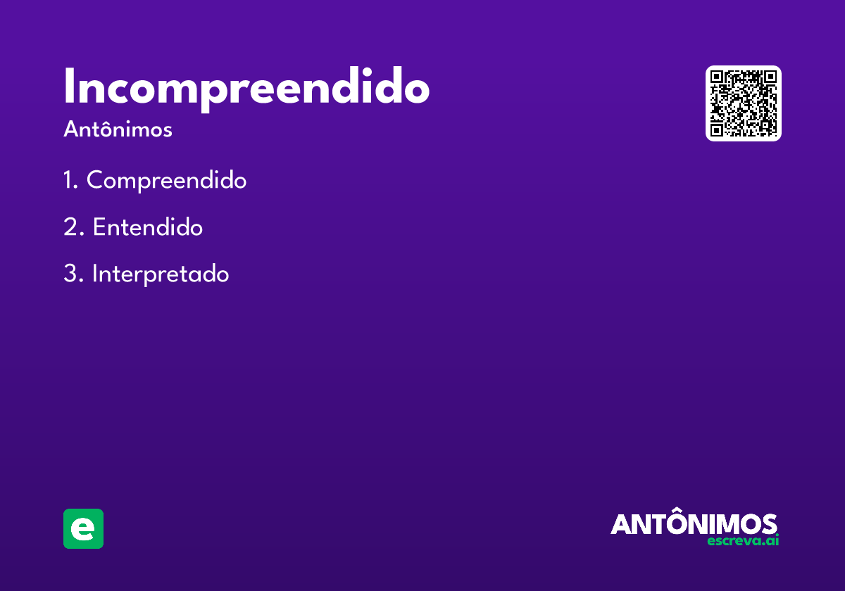 incompreendido