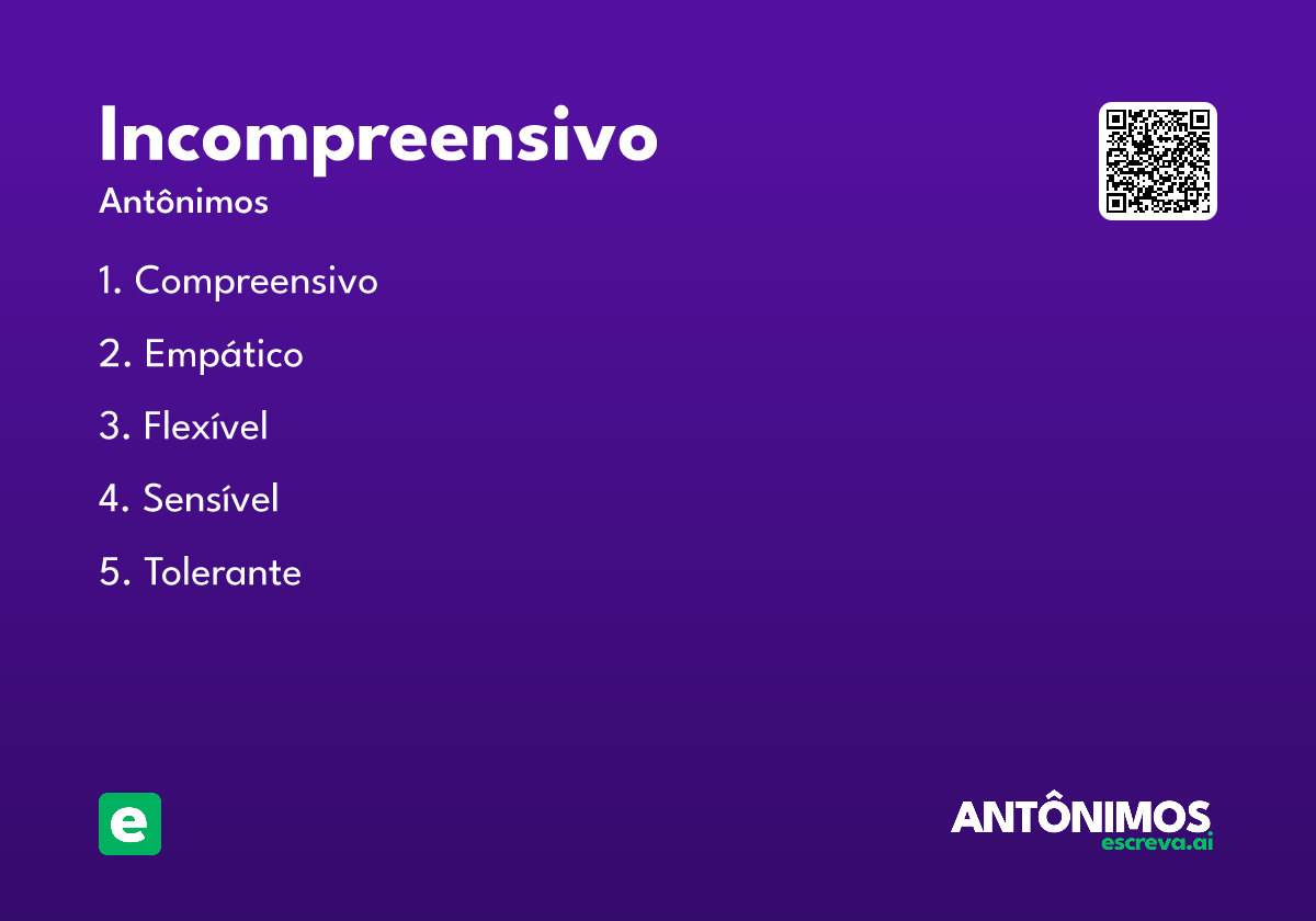 incompreensivo