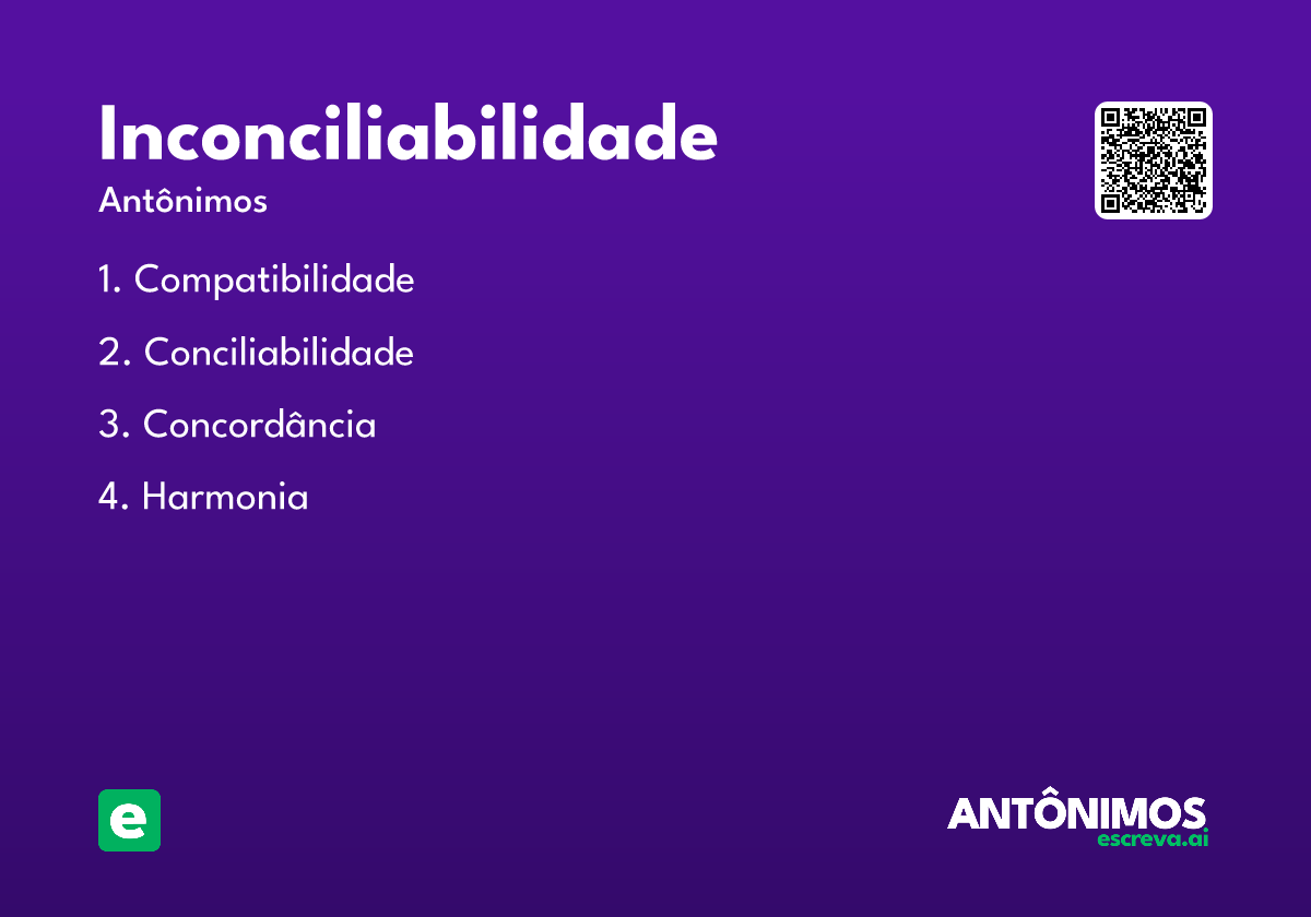 inconciliabilidade