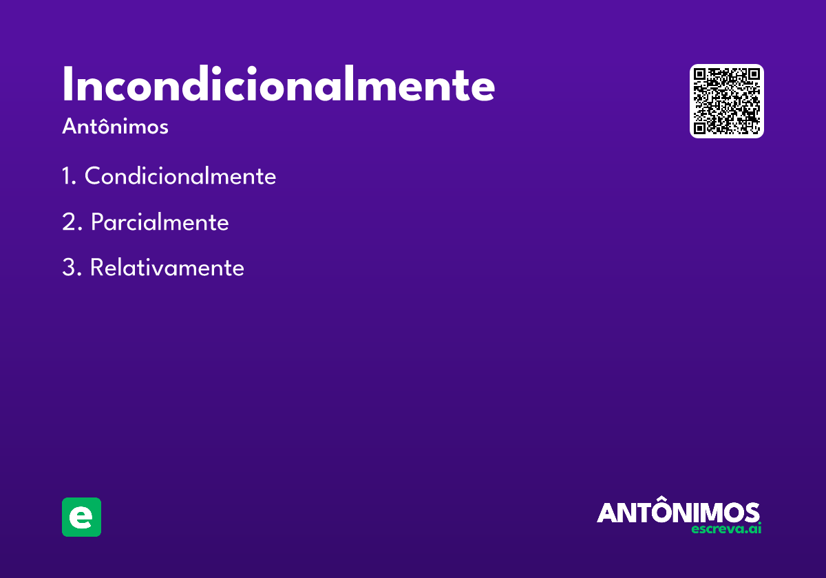 incondicionalmente