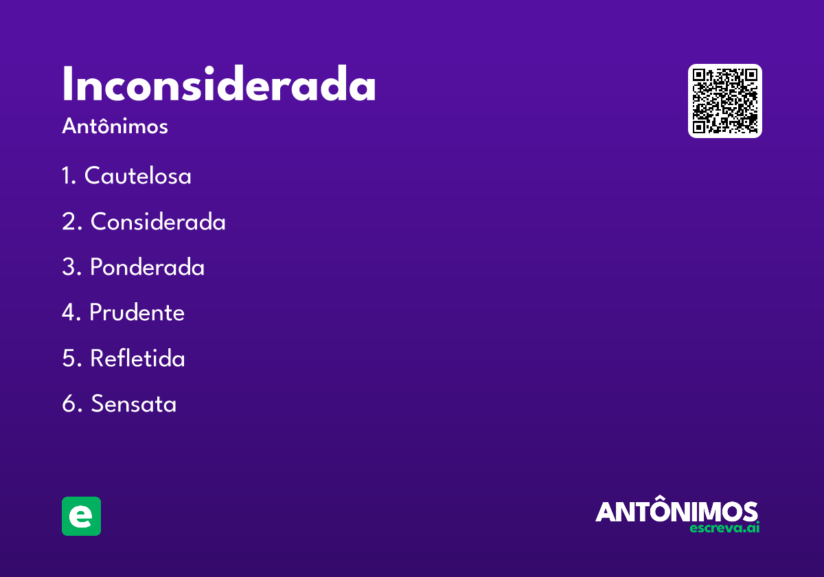 inconsiderada