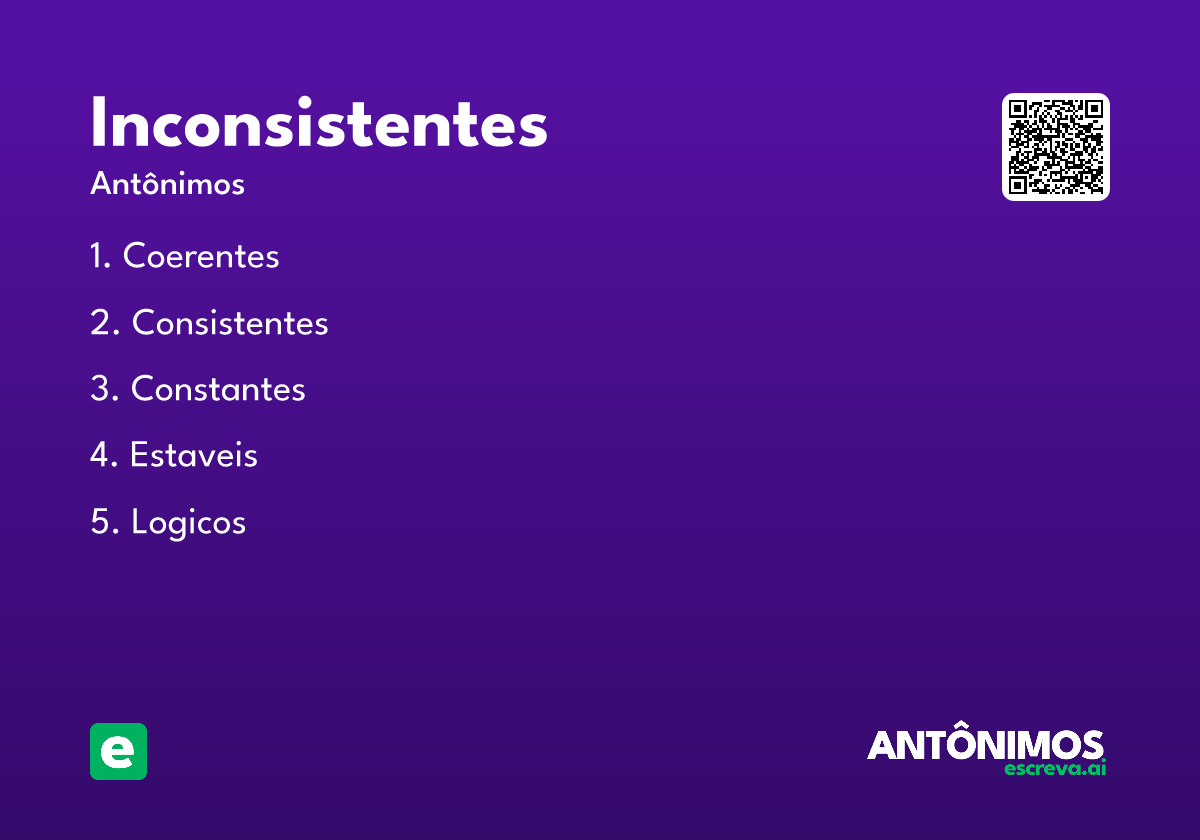 inconsistentes