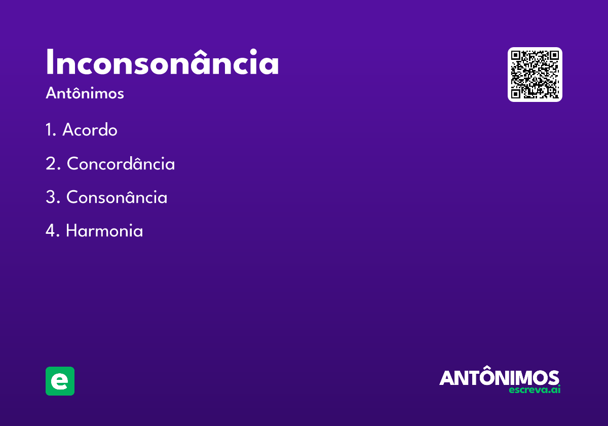inconsonância