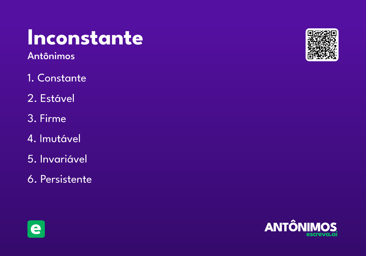 inconstante