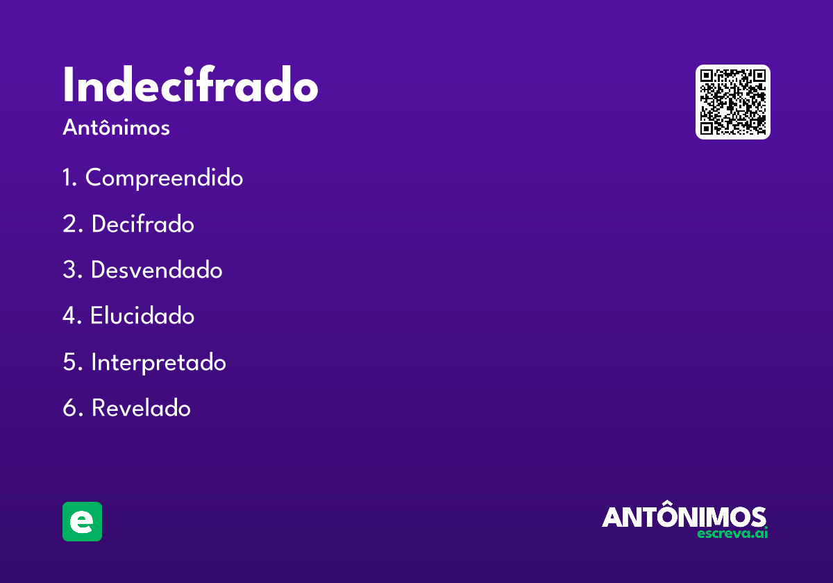 indecifrado
