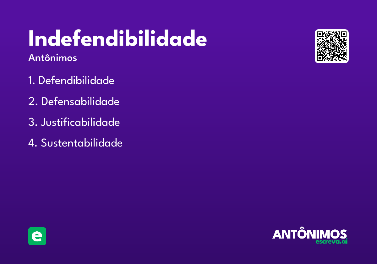 indefendibilidade