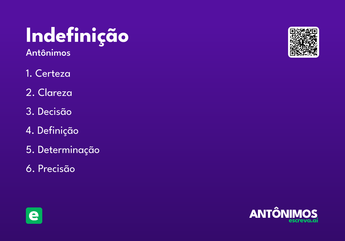 indefinição
