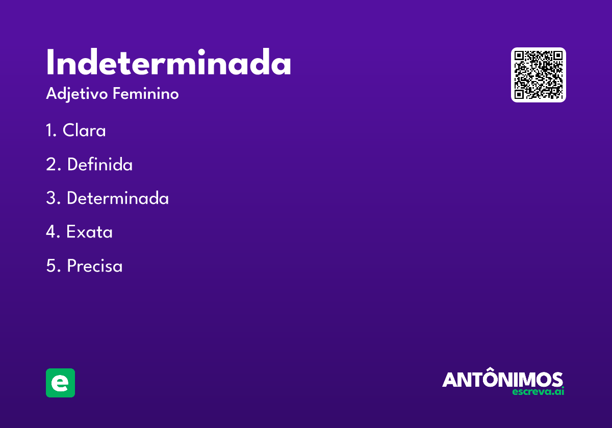 indeterminada