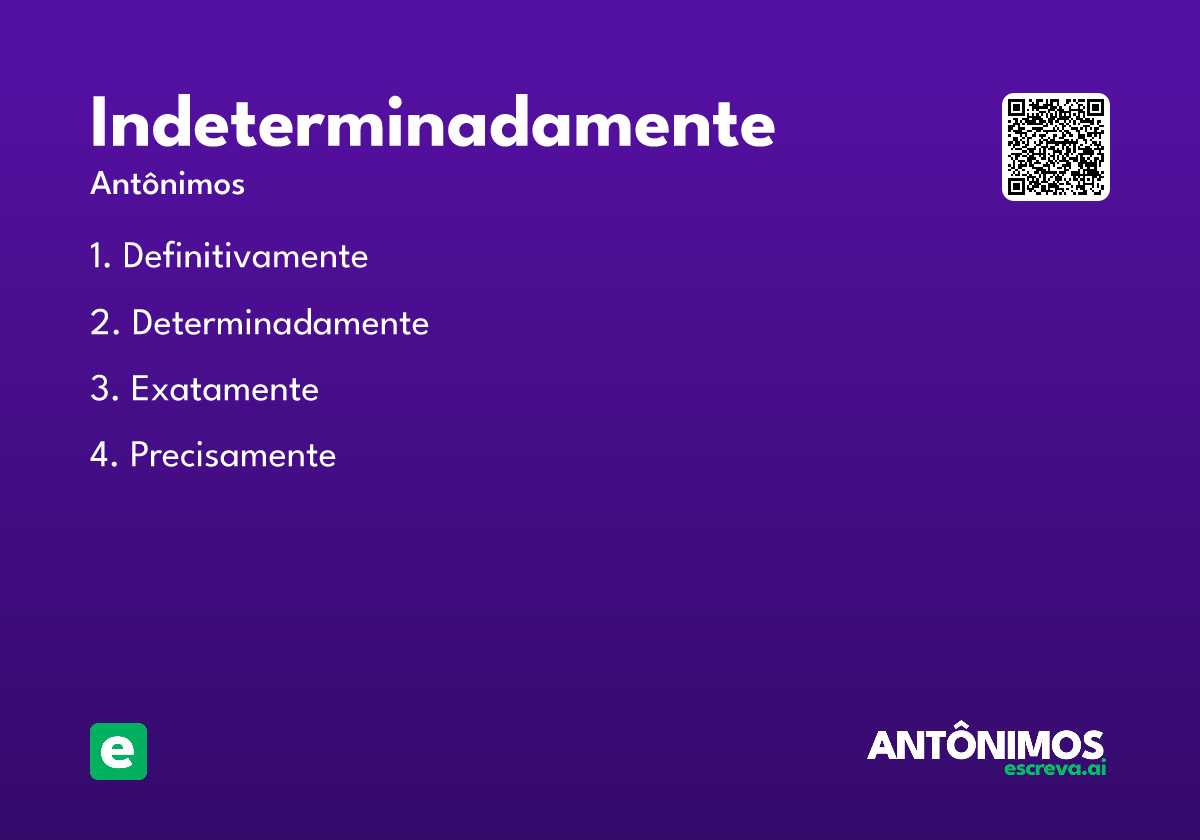 indeterminadamente