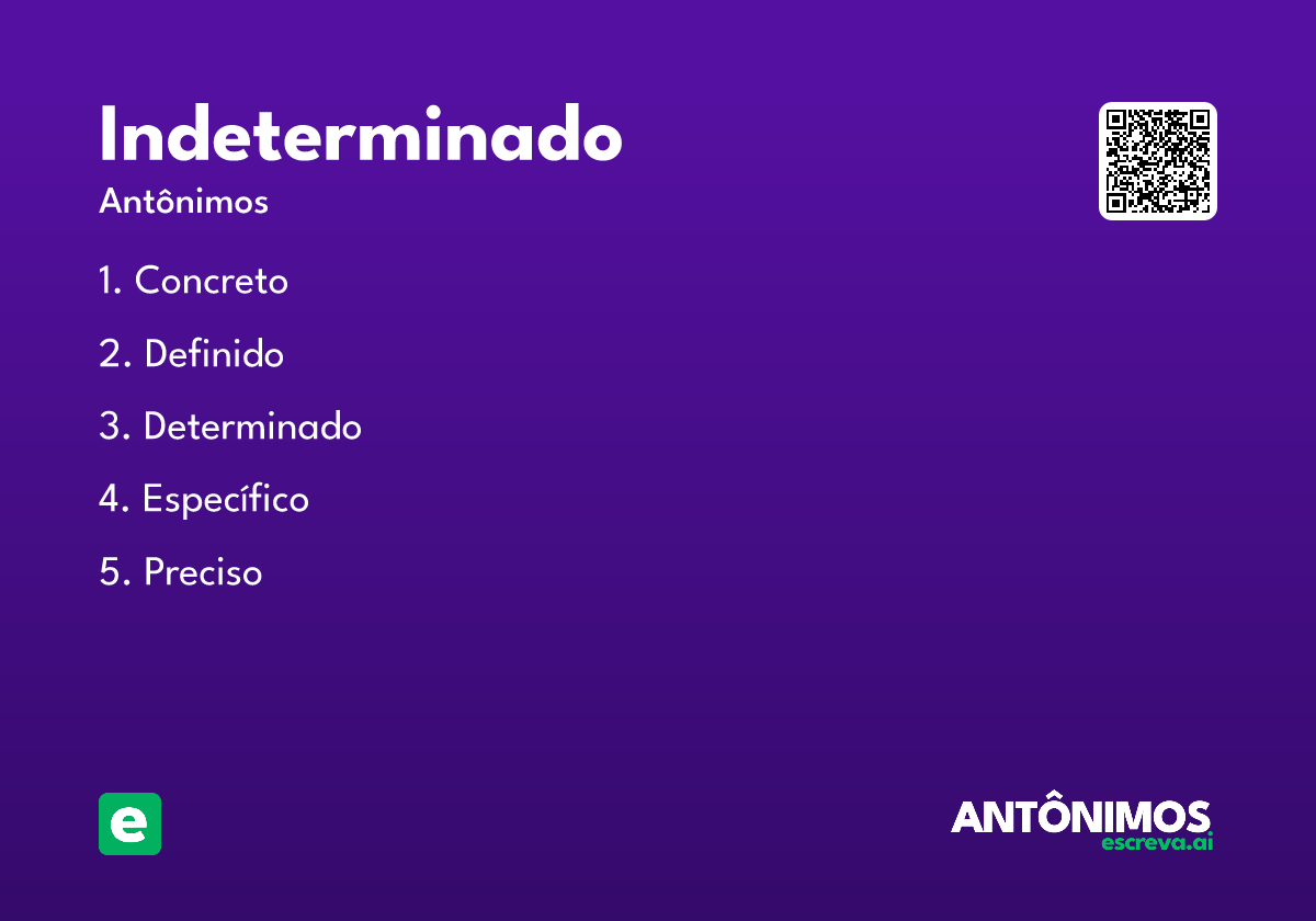 indeterminado