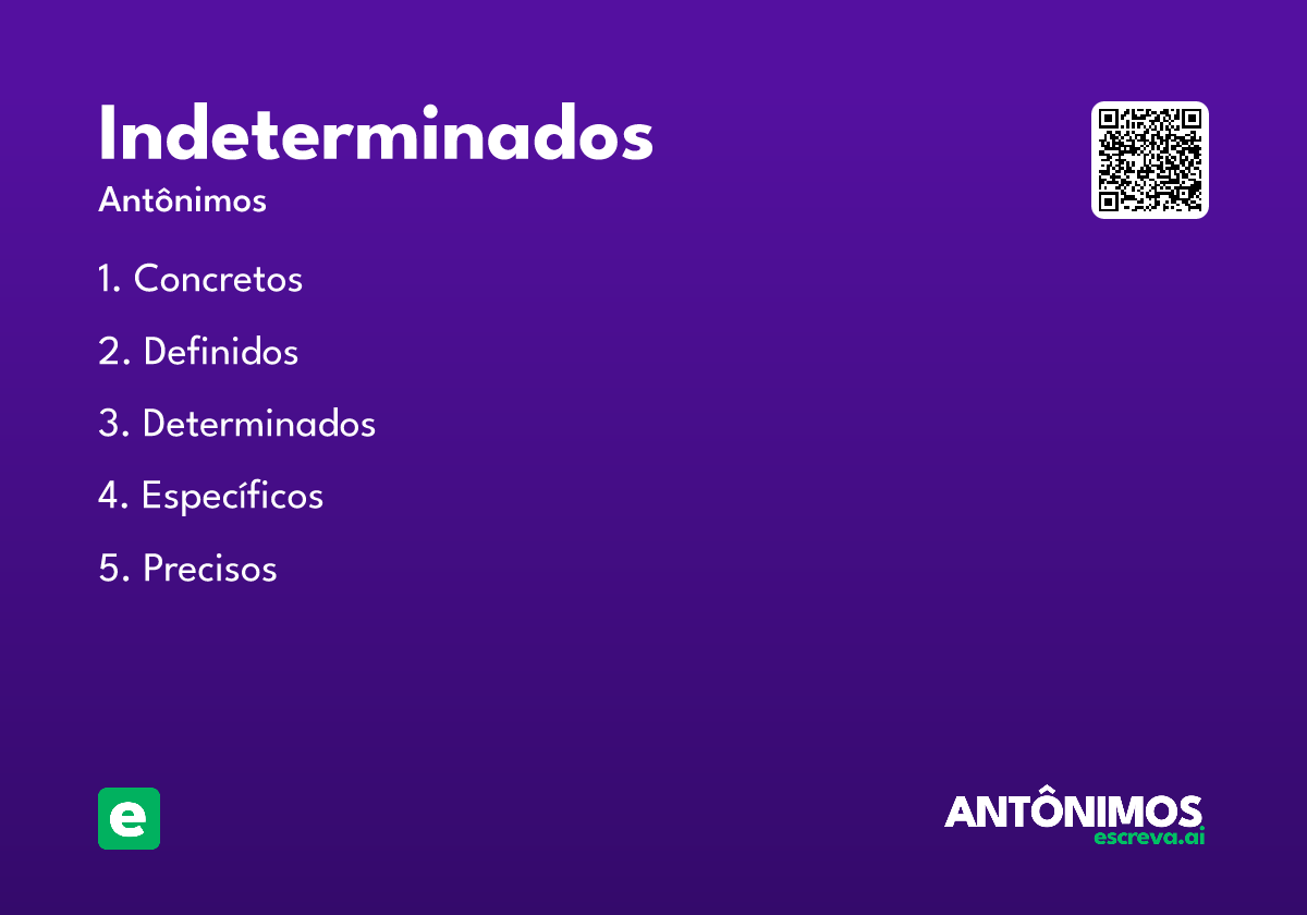 indeterminados
