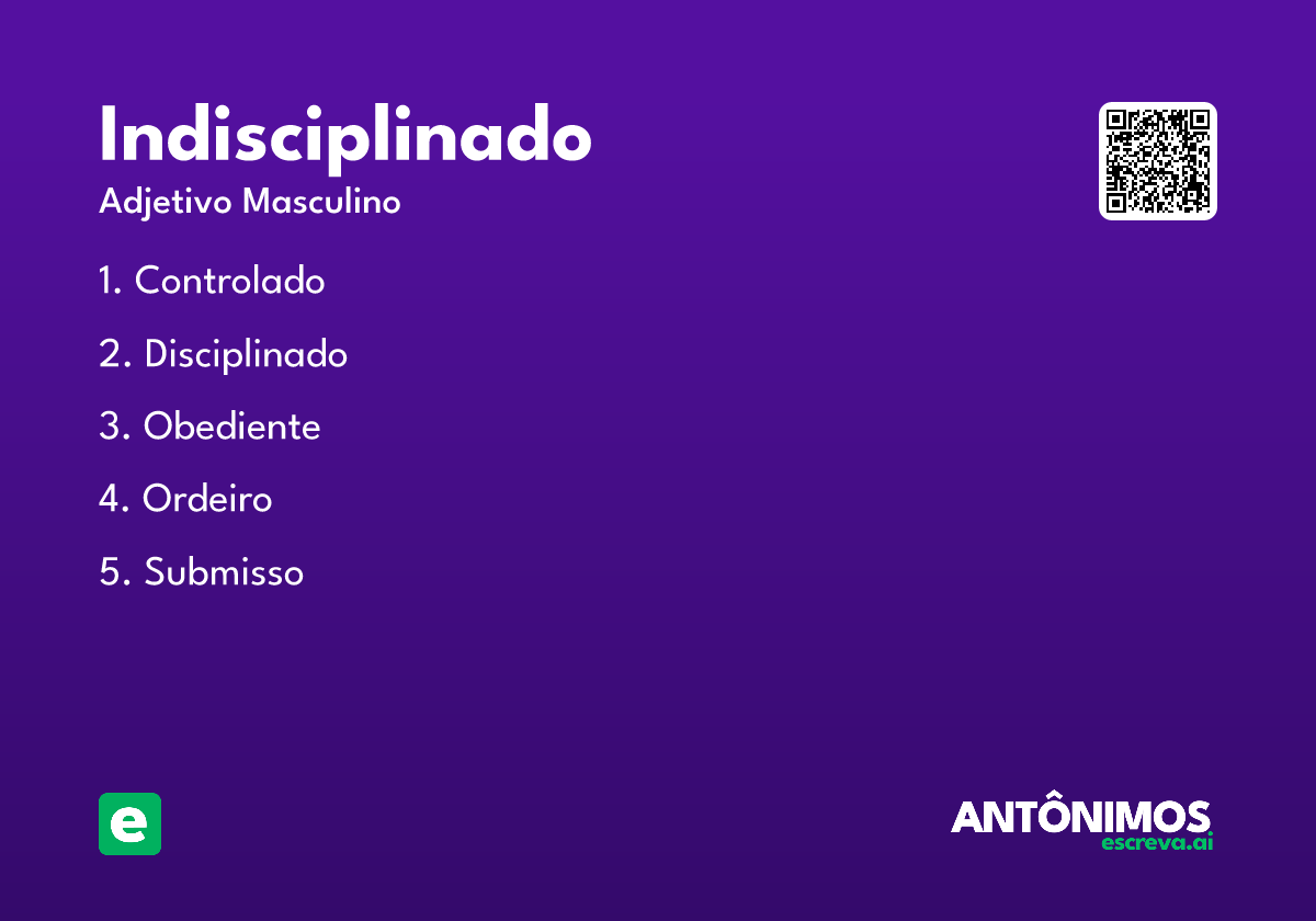 indisciplinado