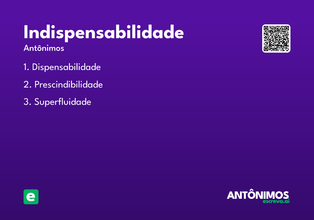 indispensabilidade