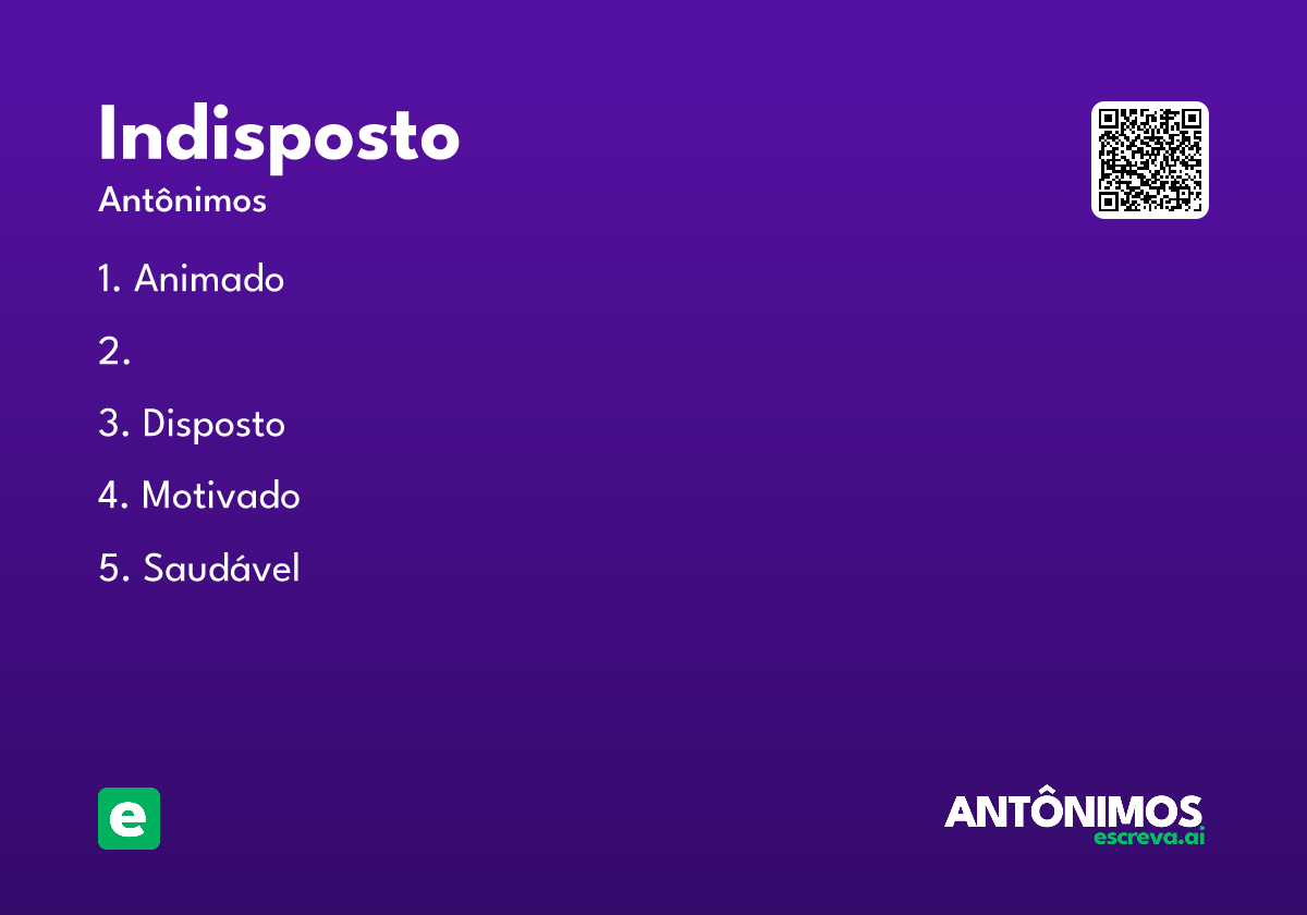 indisposto
