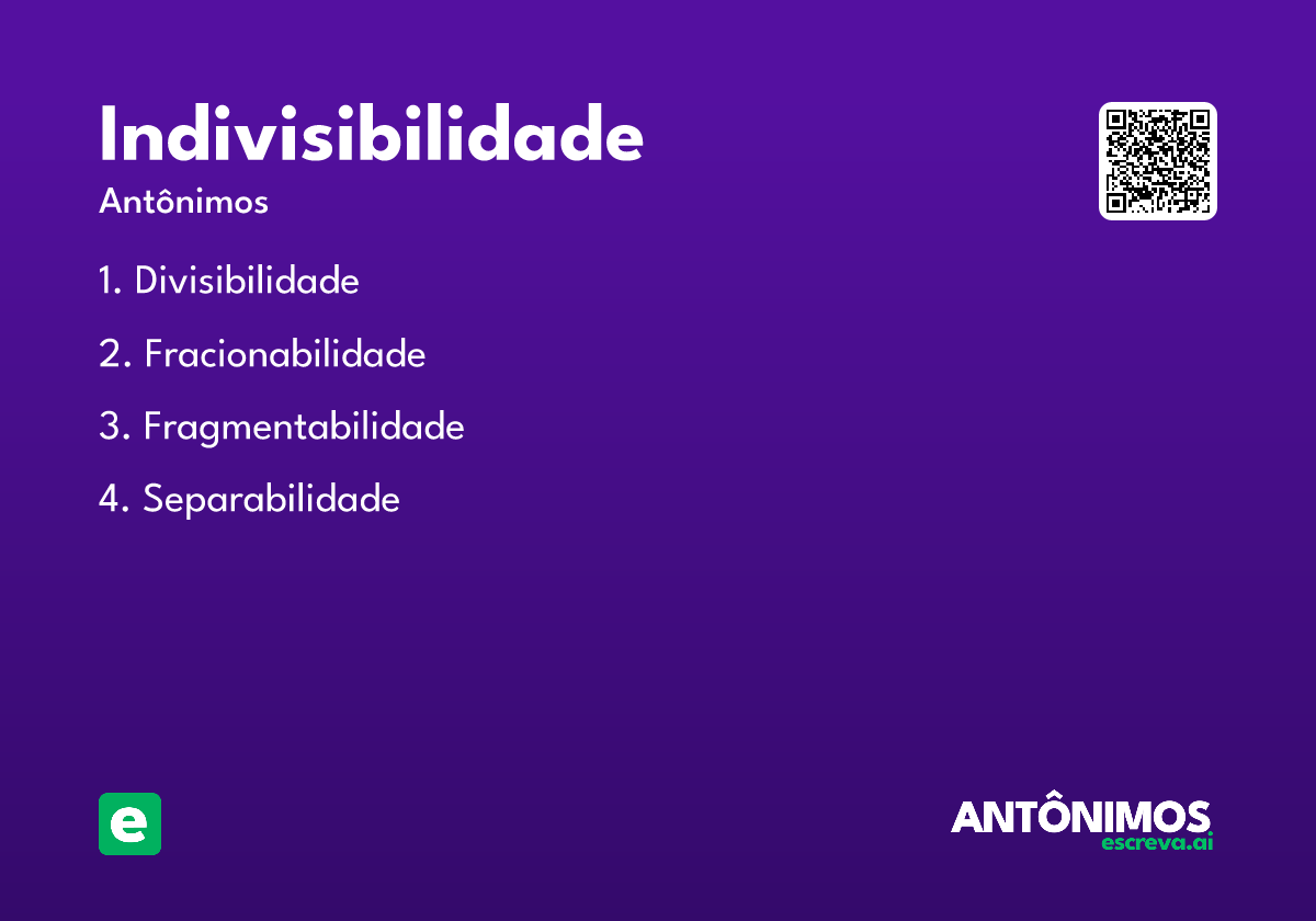 indivisibilidade