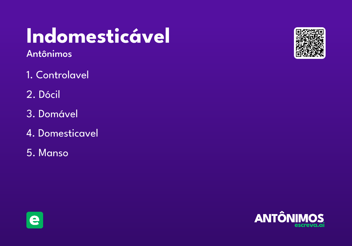 indomesticável