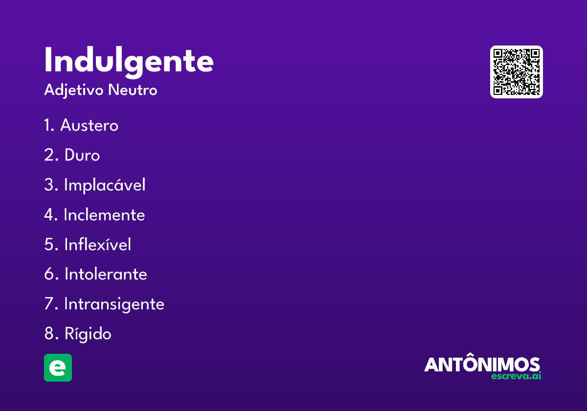 indulgente