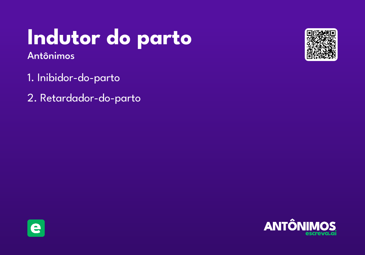indutor do parto
