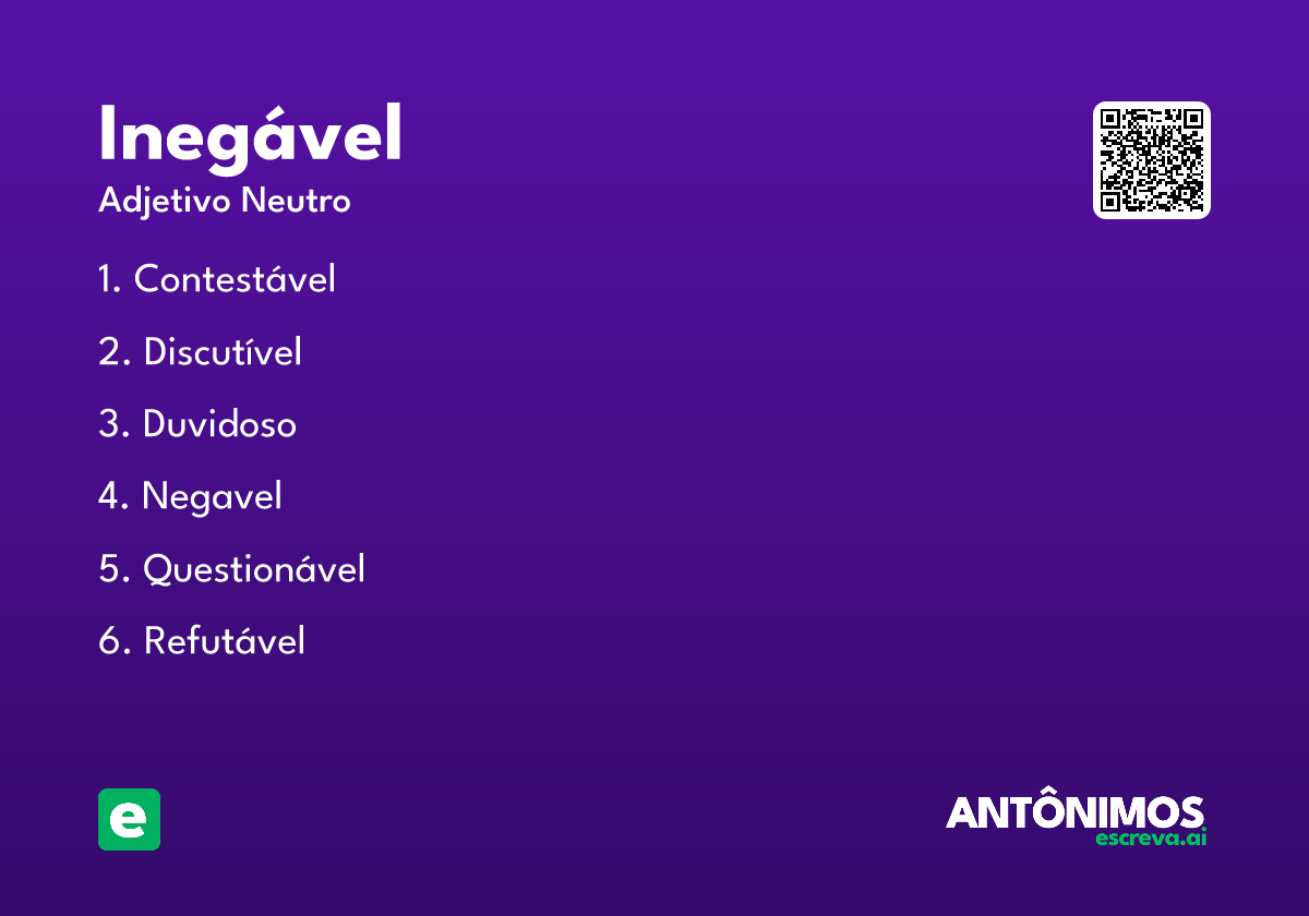 inegável