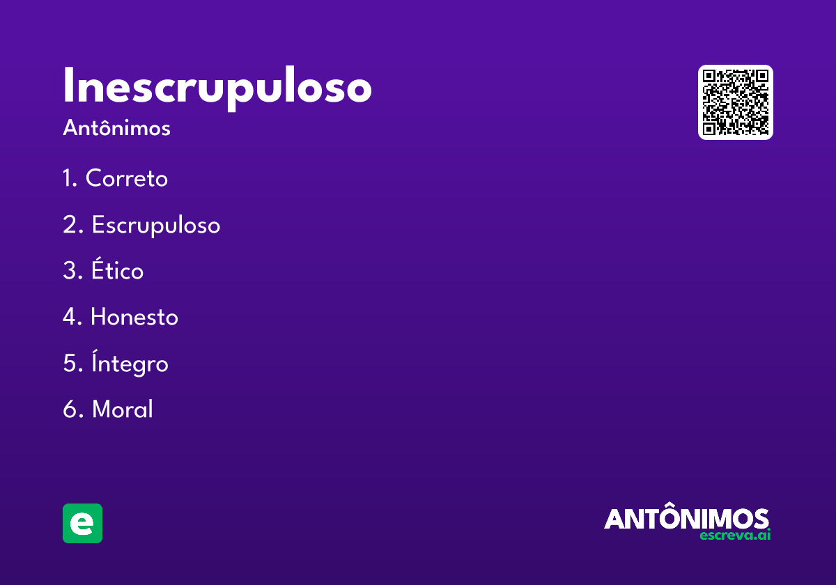 inescrupuloso