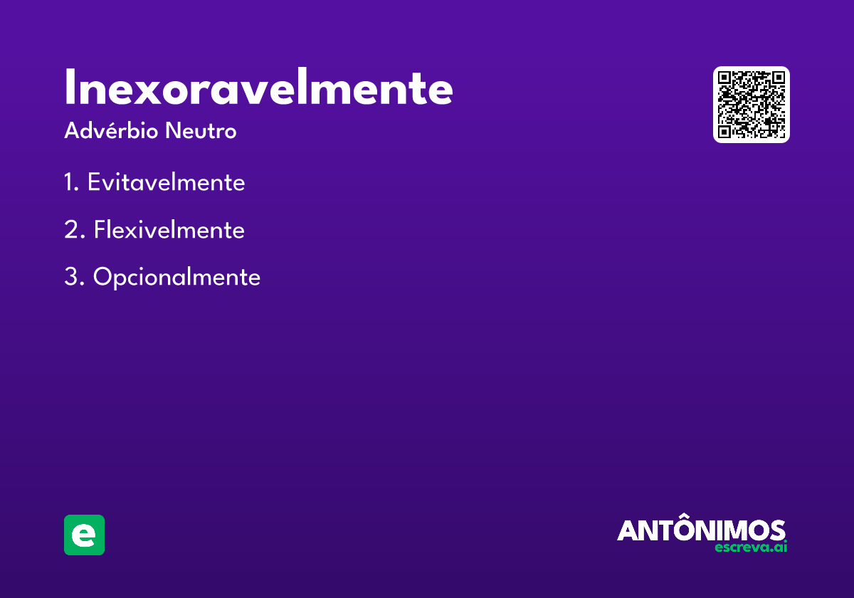 inexoravelmente