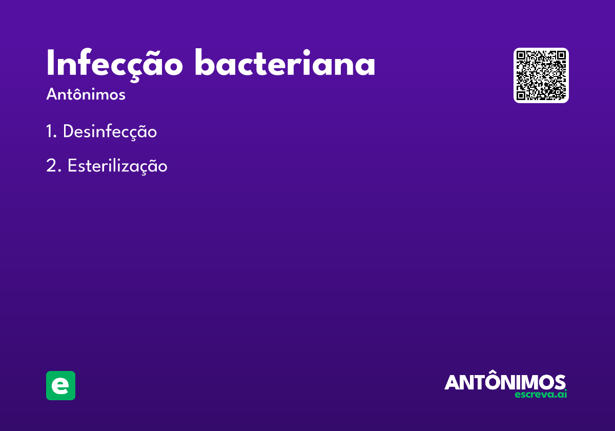 infecção bacteriana