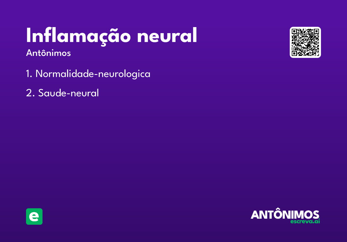 inflamação neural