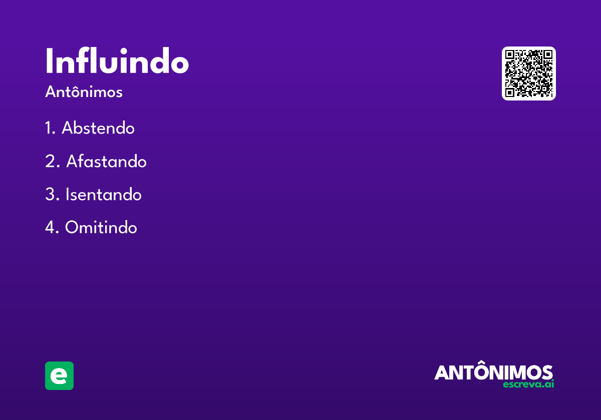 influindo