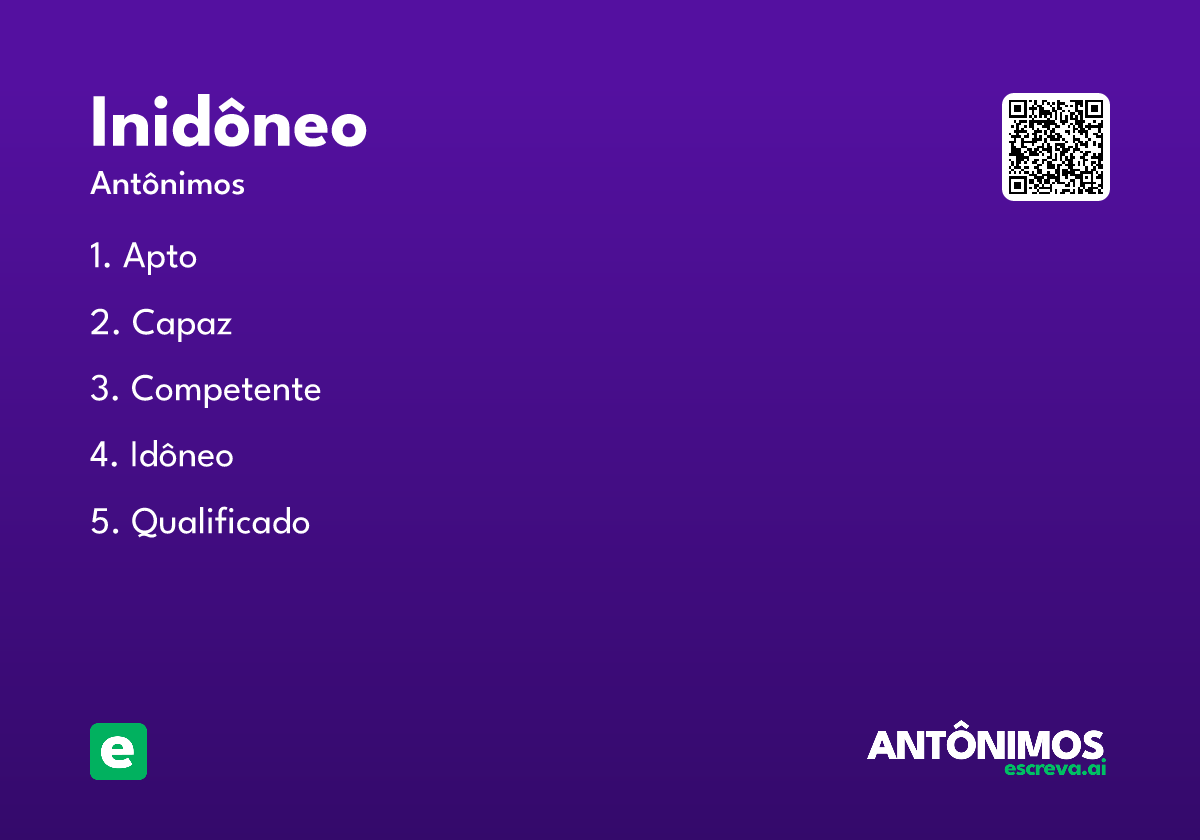 inidôneo