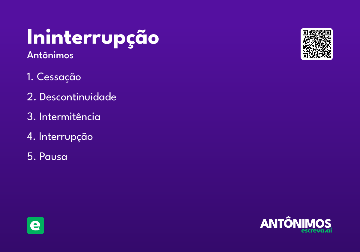 ininterrupção
