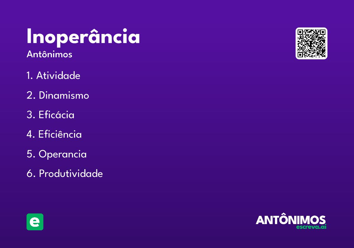 inoperância