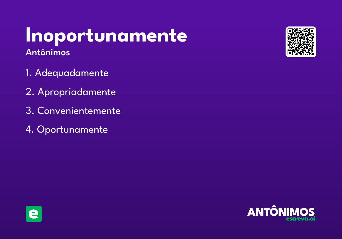 inoportunamente