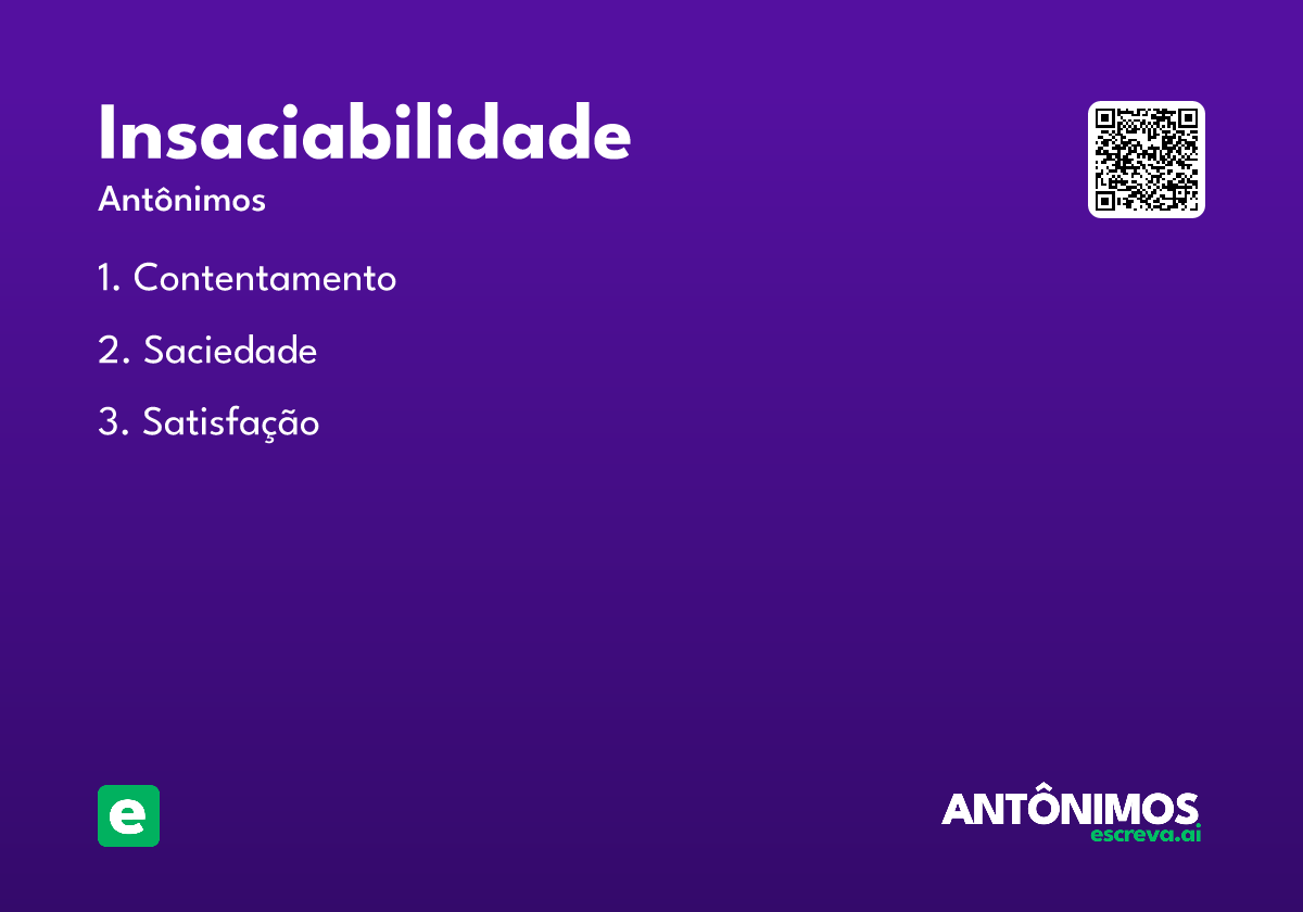 insaciabilidade