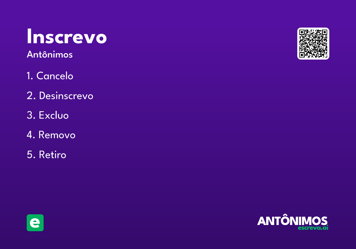 inscrevo