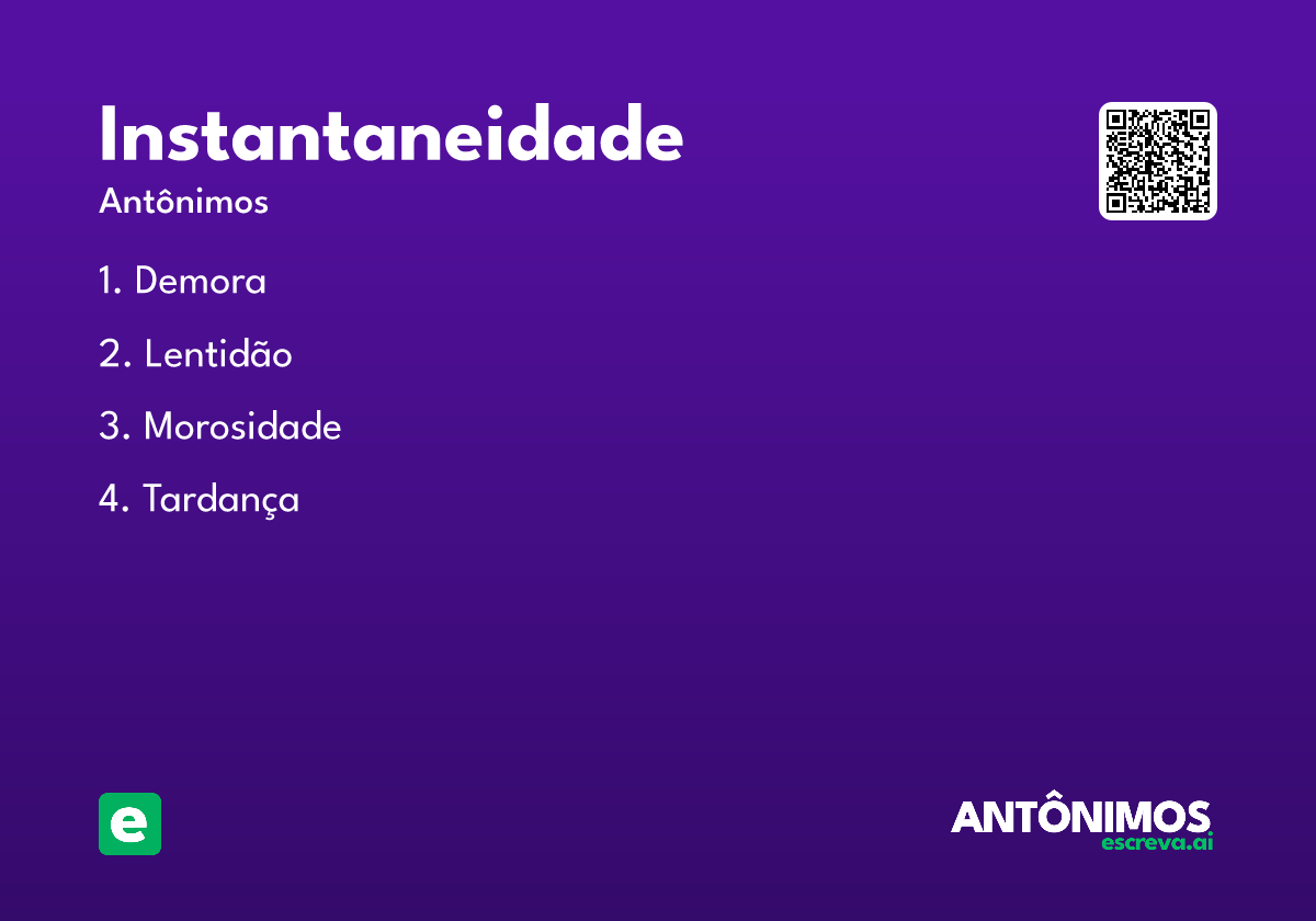 instantaneidade