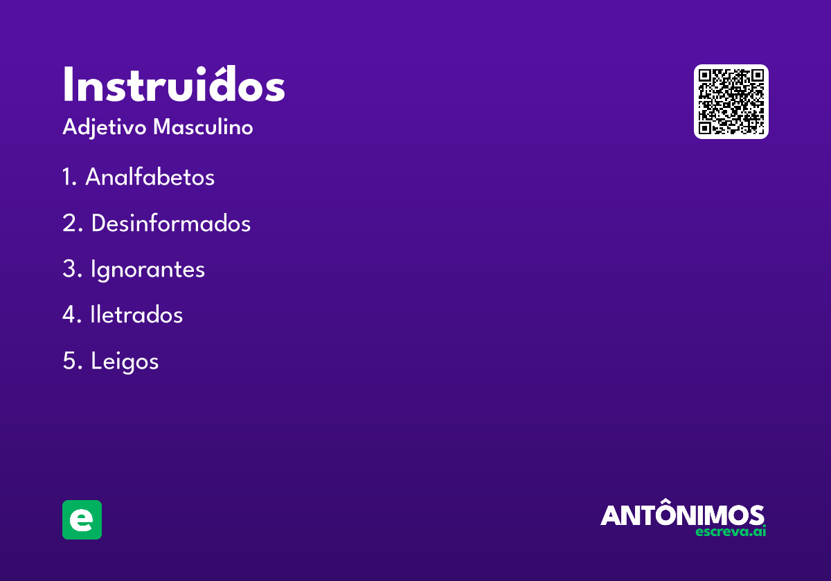 instruídos