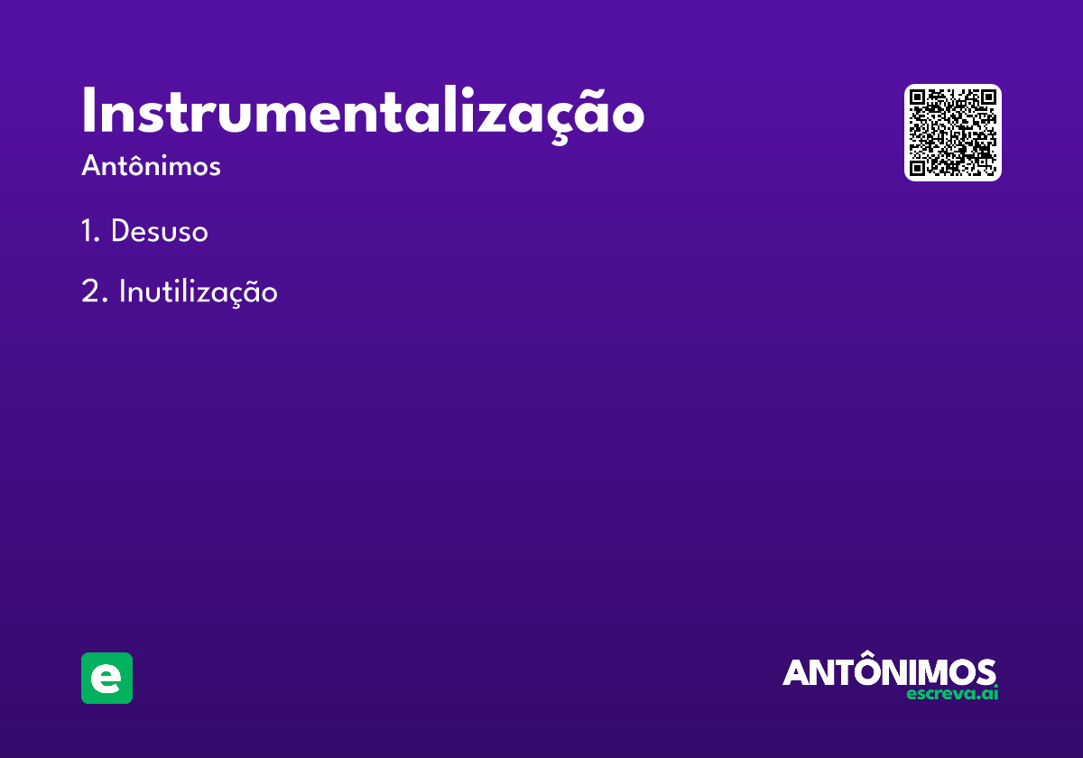instrumentalização