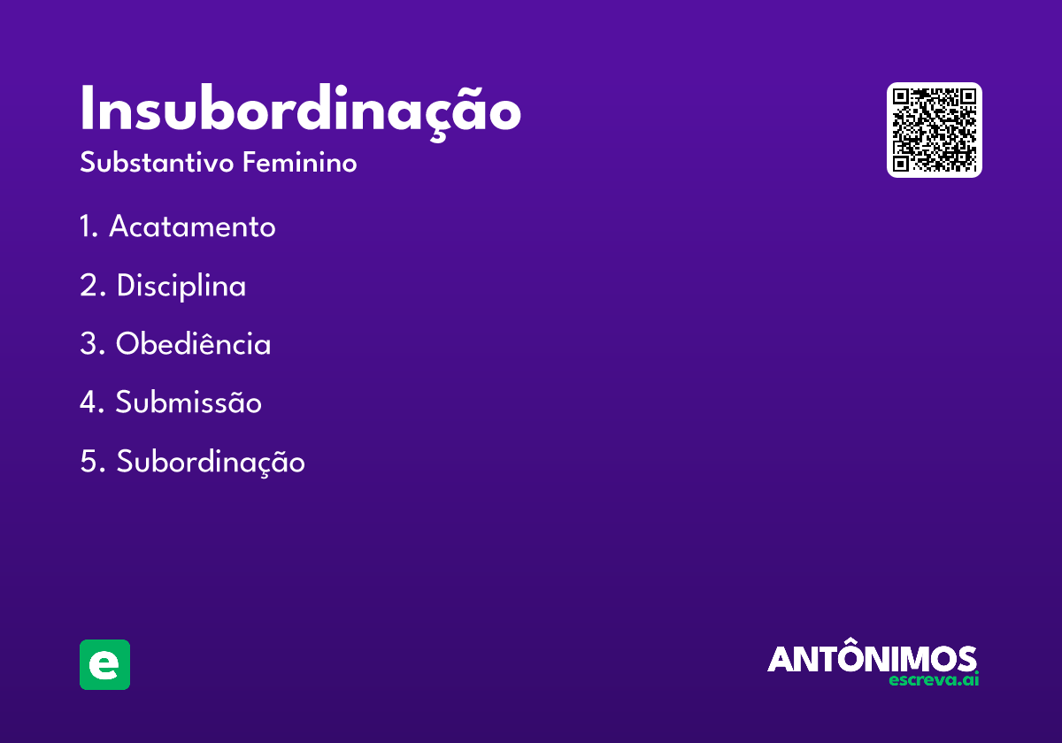 insubordinação
