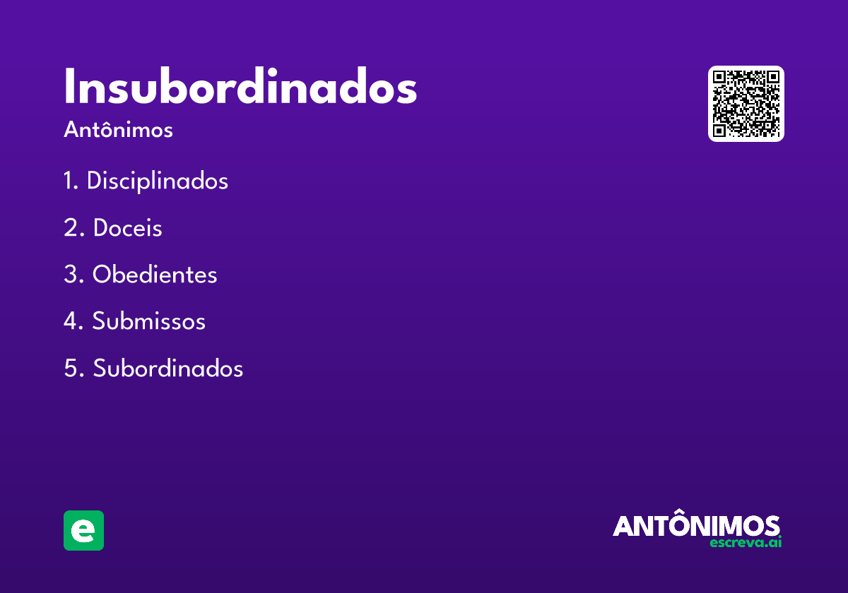 insubordinados